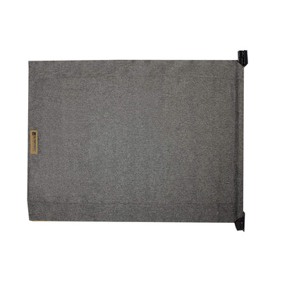 THE STAIR BARRIER 43 to 52" Fabric Baby Pet Gate, Burlap Gray (Used) - VMInnovations