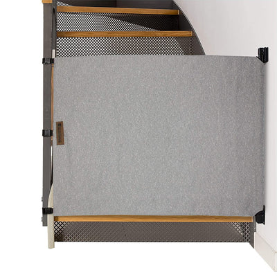 THE STAIR BARRIER 43 to 52 Inch Banister to Wall Baby Pet Gate, Crypton Pebble