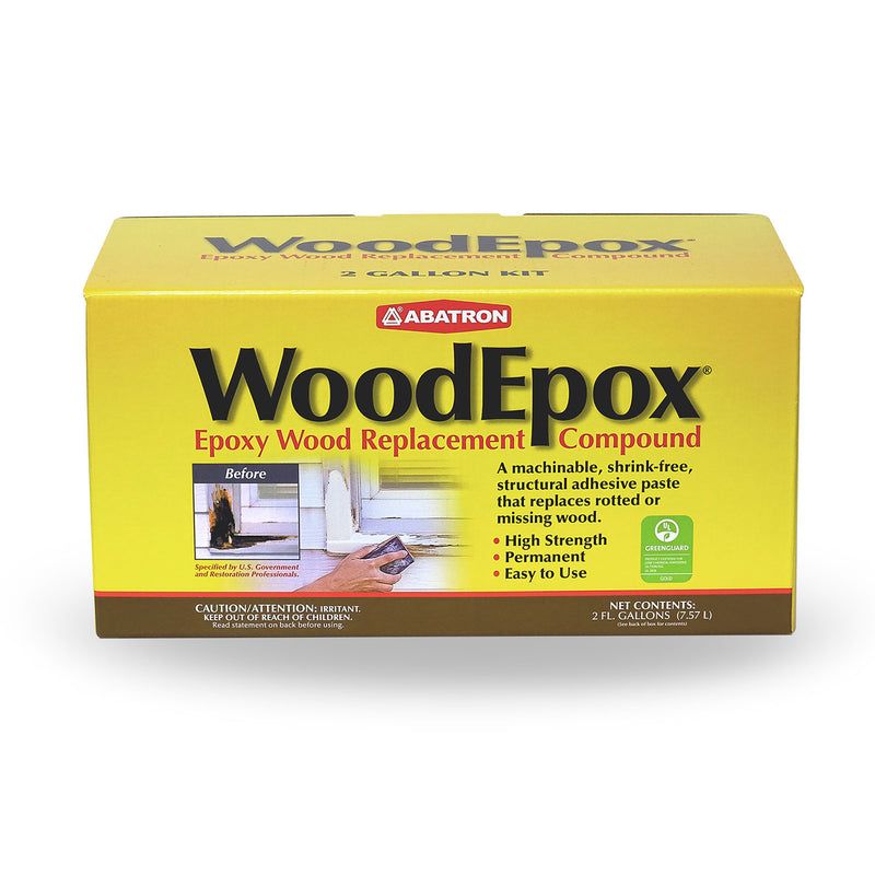 Abatron WE2GKR WoodEpox Epoxy Wood Compound 2 Parts A & B Gallon Kit (Open Box)