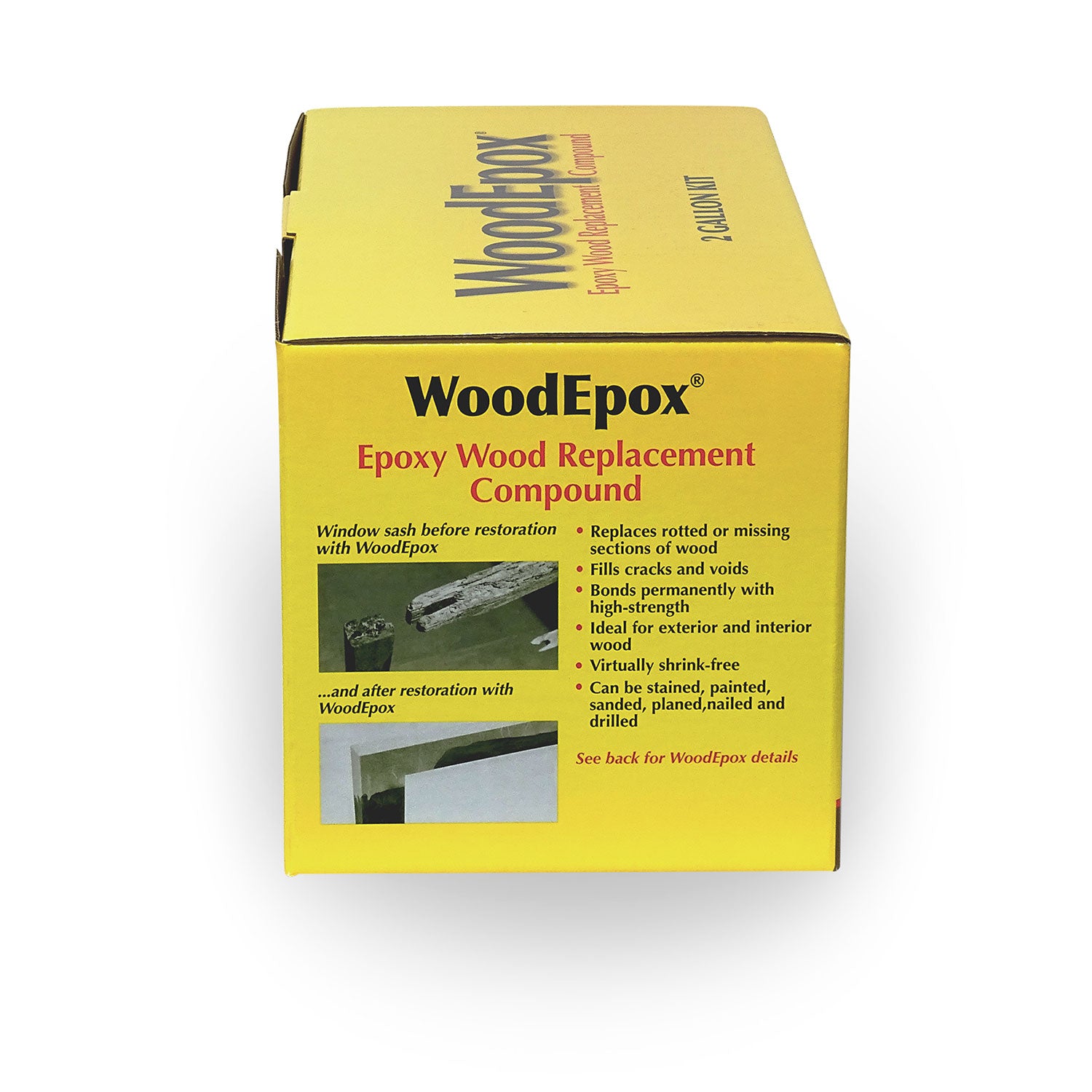 Abatron WE2GKR WoodEpox Epoxy Wood Compound 2 Parts A & B Gallon Kit (Open Box)