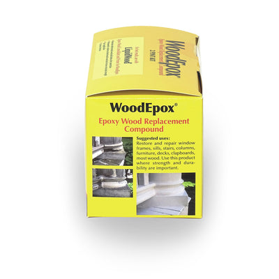 Abatron WoodEpox Epoxy Resin Wood Replacement Parts A & B, 2 Pint Kit (Open Box)