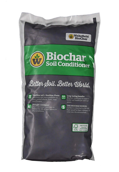 HC Companies Flower Box, Brown & Wakefield 1lb Premium Biochar Soil Conditioner