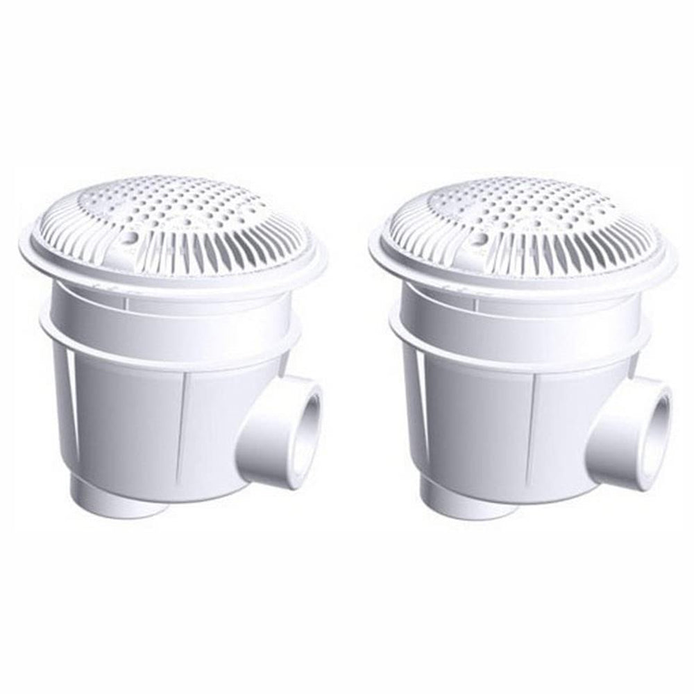 Hayward 1.50 Inch Dual Suction Outlet for Concrete or Gunite Pools (Open Box)