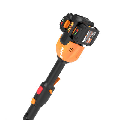 WORX 13" 40V Lithium-Ion Cordless String Trimmer with Batteries & Charger (Used)