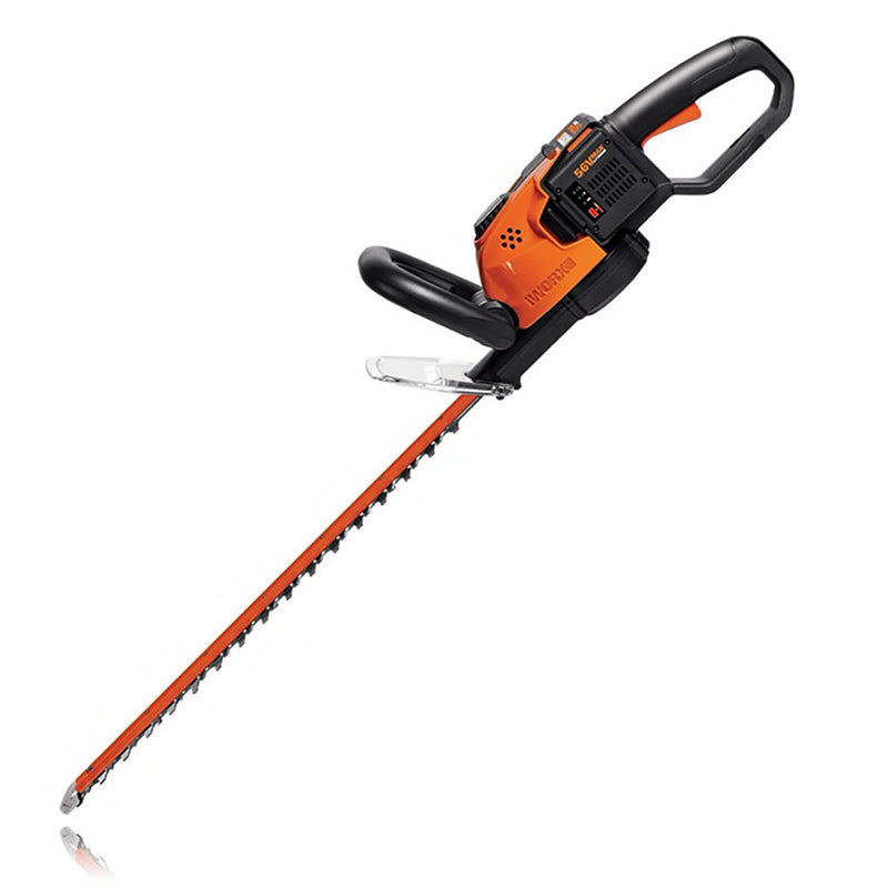 Worx 56V 24 Inch Lithium Ion Cordless Hedge Trimmer with Battery & Charger(Used)