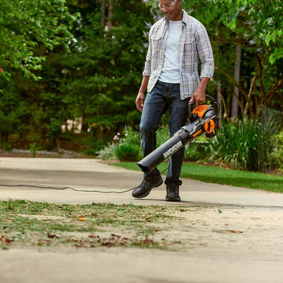 WORX Yard Tool Package w/ Trivac Electric Leaf Blower & Cordless Hedge Trimmer