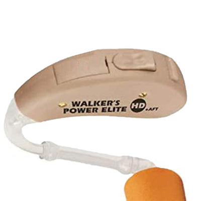Walker's Game Ear HD Power Elite 4 Channel Hearing Aid Sound Amplifier, Beige