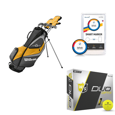 Wilson Profile XD RH Golf Clubs & Staff Duo Soft Balls & Golfwith Smart Marker