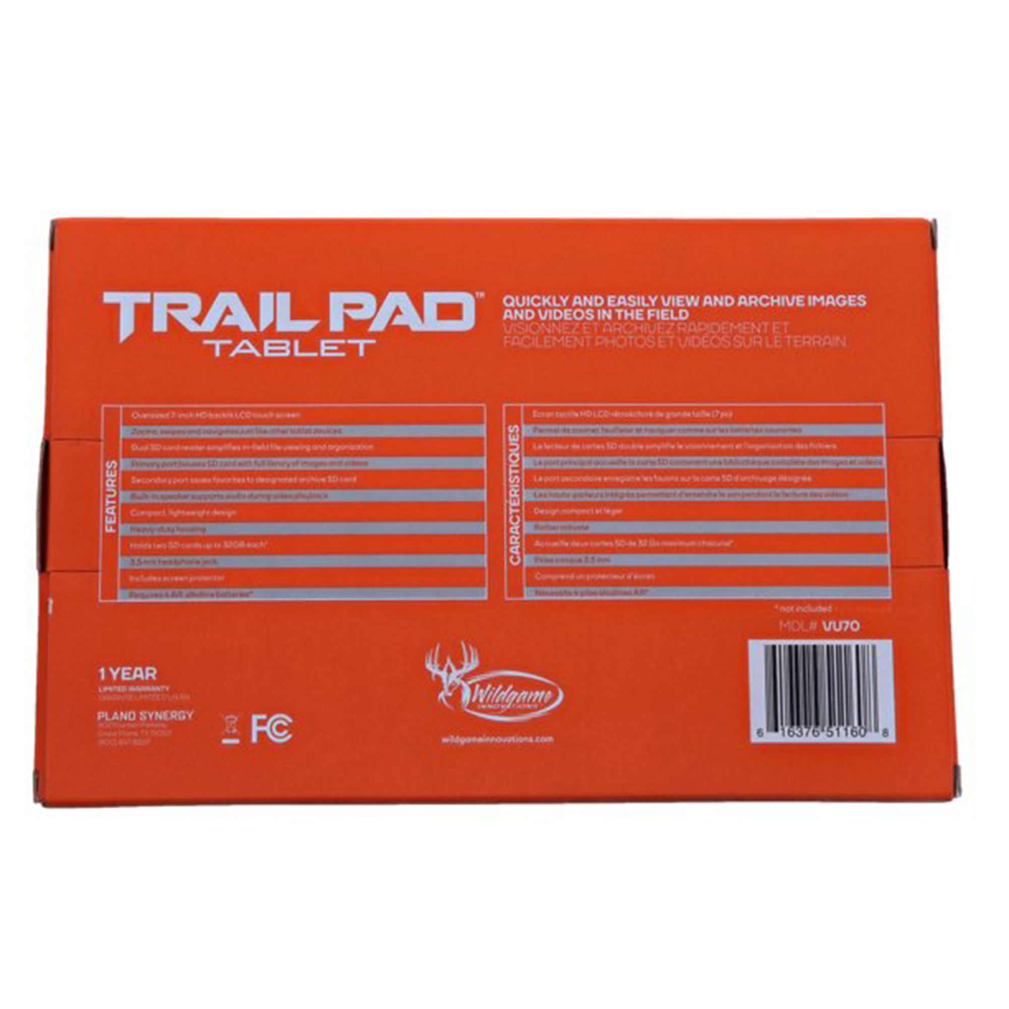 Wildgame Innovations VU70 Trail Pad Hunting Tablet with Dual SD Card, Dark Green - VMInnovations