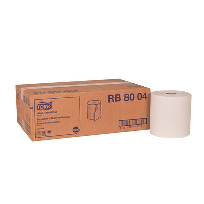 Tork RB8004 Universal 800 Feet 1 Ply Handwound Hand Paper Towel Roll (6 Pack)