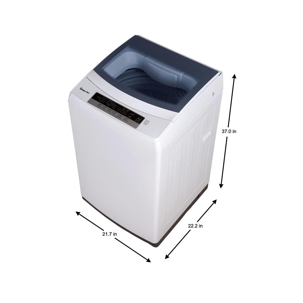 Magic Chef 2.0 Cu Ft Compact Top Load Washer Washing Machine, White (For Parts)