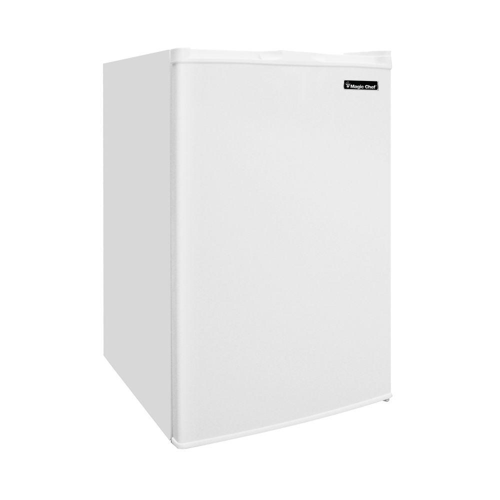 Magic Chef MCUF3W2 3 Cubic Ft Deep Small Mini Adjustable Upright Freezer, White - VMInnovations