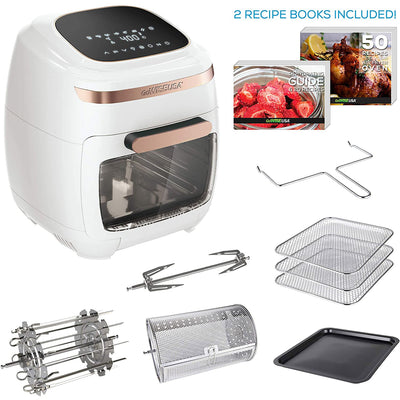 GoWISE Vibe 11.6 Qt Air Fryer Toaster Oven w/ Rotisserie & Dehydrator (Open Box)