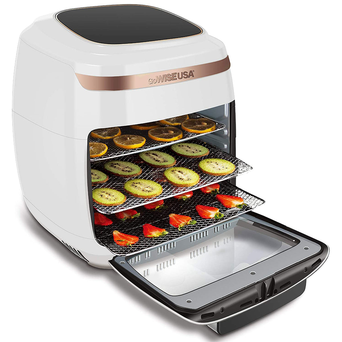 GoWISE Vibe 11.6 Qt Air Fryer Toaster Oven w/ Rotisserie & Dehydrator (Open Box)