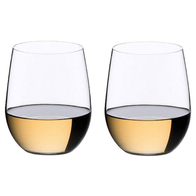 Riedel O Wine Chardonnay/Viognier Stemless Fine Crystal Tumbler Glass, Set of 2