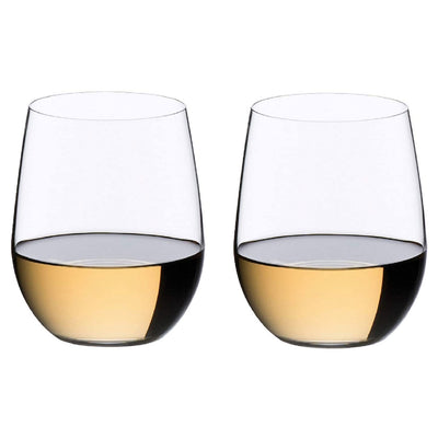 Riedel O Wine Chardonnay/Viognier Fine Crystal Tumbler Glass, Set of 2(Open Box)