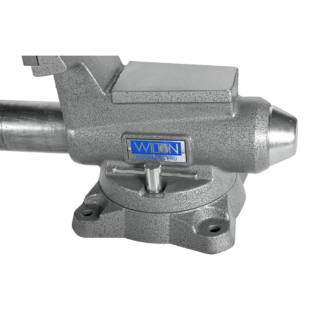 Wilton Pro 6.5" Jaw Width 6" Opening Steel Swivel Base Work Bench Vise(Open Box) - VMInnovations