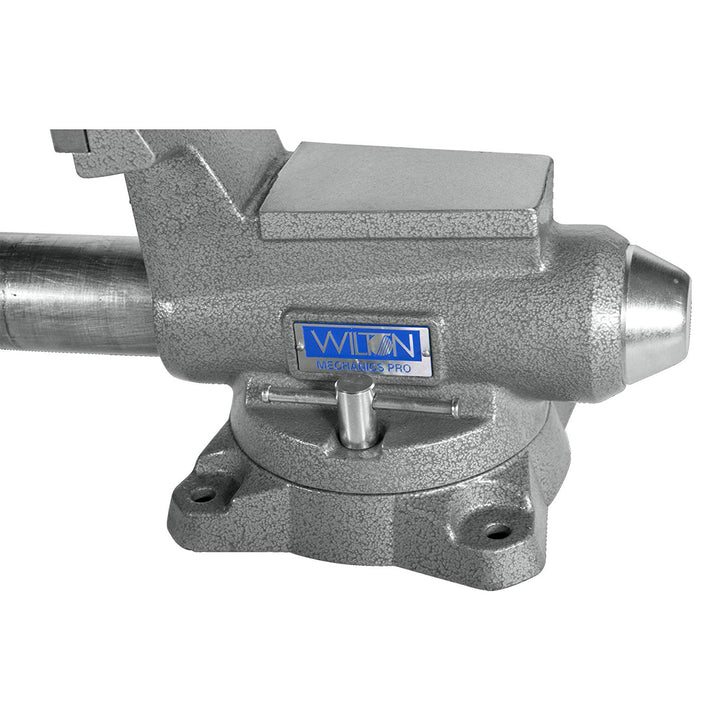 Wilton Pro 6.5" Jaw Width 6" Opening Steel Swivel Base Work Bench Vise(Open Box) - VMInnovations