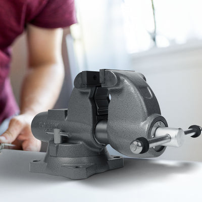 Wilton Tools 28826 Heavy Duty Cast Iron 4.5 Inch Combo Pipe and Bench Vise, Gray