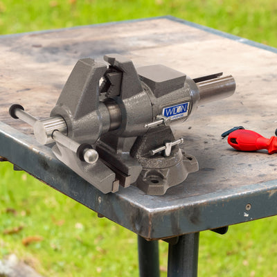 Wilton 28824 5.5 Inch Jaw Width Anvil Multi Purpose Swivel Base Work Bench Vise