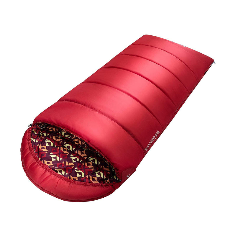 KingCamp 30 Degree Adult Sleeping Bag for Camping, Red (Open Box)