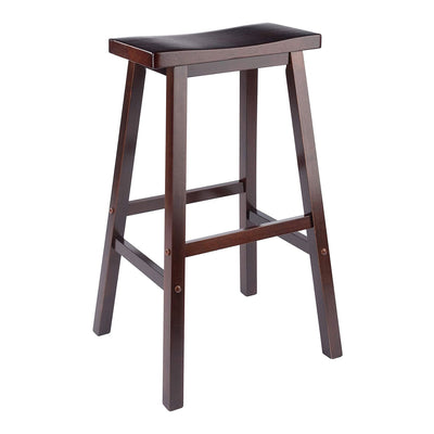 Winsome Satori 29" Tall Home Solid Wooden Counter Bar Stool, Walnut (For Parts)