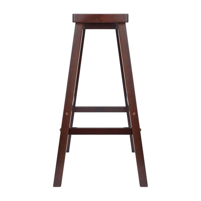 Winsome Satori 29" Tall Home Solid Wooden Counter Bar Stool, Walnut (For Parts)
