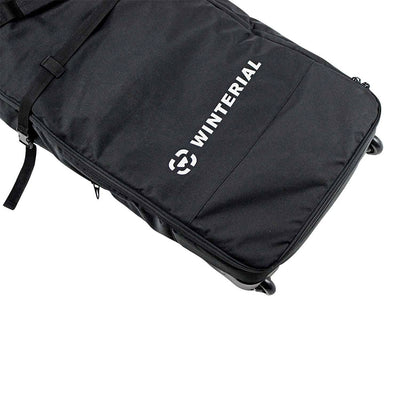 Winterial Rolling Double Ski Travel Pack w/ 5 Storage Compartments, (For Parts)