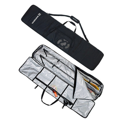 Winterial Rolling Double Ski Travel Pack w/ 5 Storage Compartments, (For Parts)