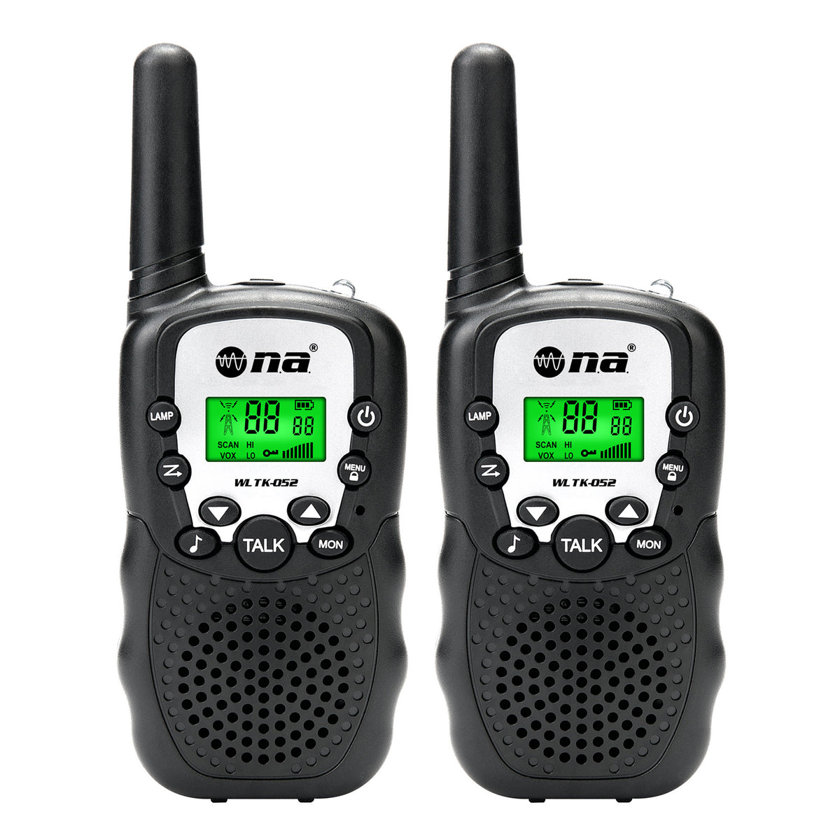 AudioPipe WLTK-052 1.86 Mile 22 Channel Walkie Talkie 2-Way Radio Set (2 Pack)
