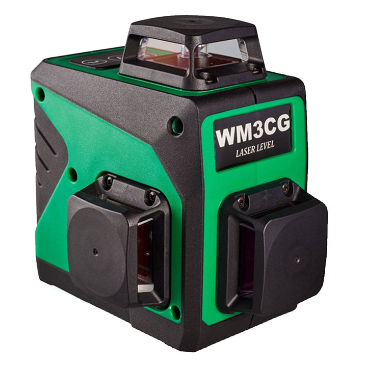 Wokeline Three Plane Laser Level 3Cone Green Beam for Picture Hanging (Open Box)