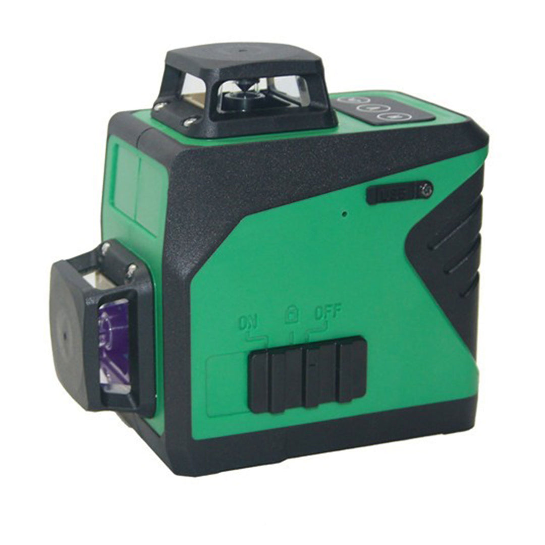 Wokeline Three Plane Laser Level 3Cone Green Beam for Picture Hanging (Open Box)