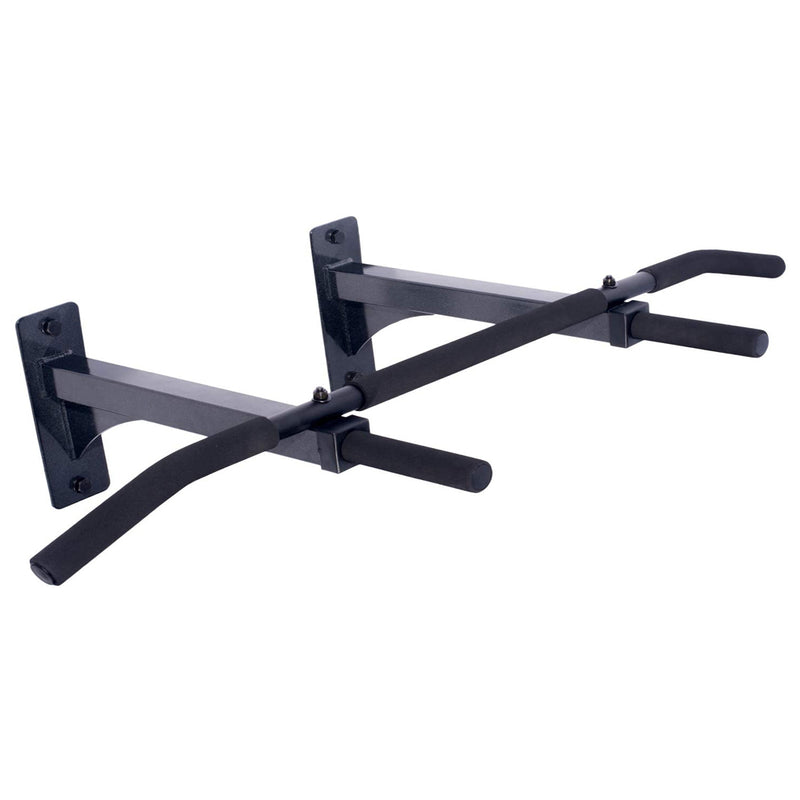 Ultimate Body Press Wall Mount Workout Pull Up Bar with 4 Padded Grip Positions