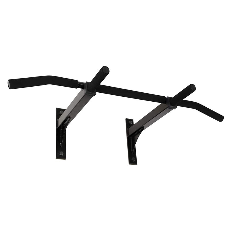 Ultimate Body Press Wall Mount Pull Up Bar Special Edition with Gusseted Risers