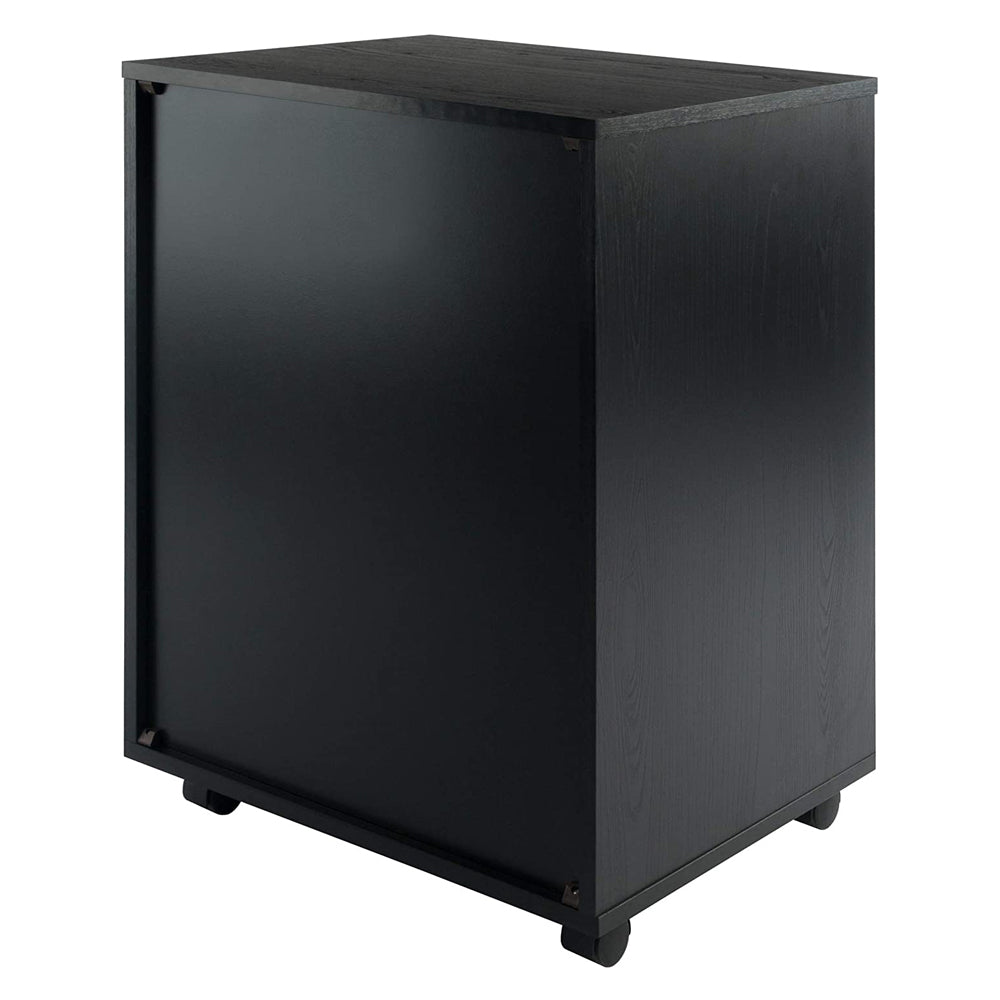 Winsome Halifax Composite Wood Organization 5 Drawer Cabinet, Black (Open Box)