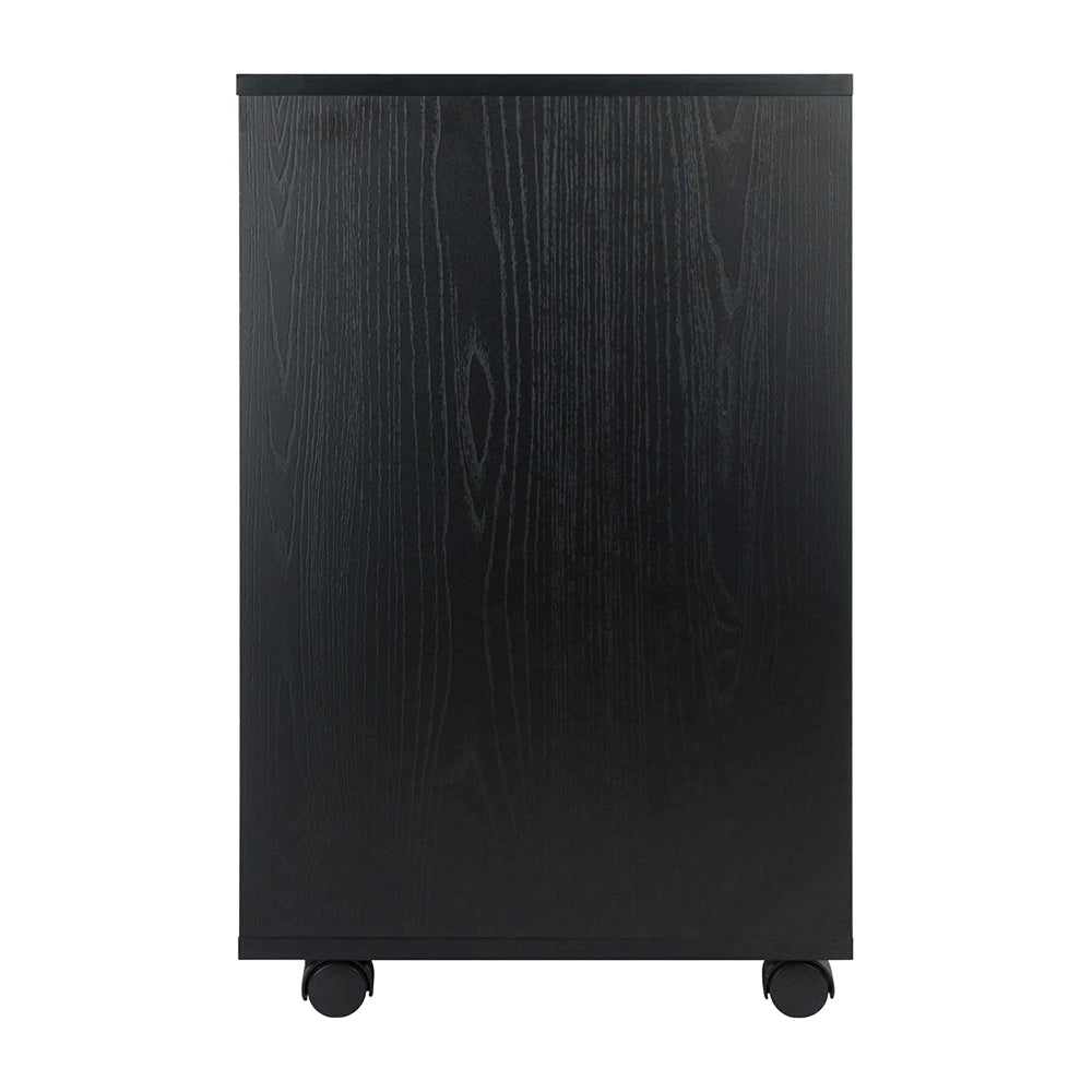 Winsome Halifax Composite Wood Organization 5 Drawer Cabinet, Black (Open Box)