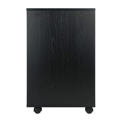 Winsome Halifax Composite Wood Organization 5 Drawer Cabinet, Black (Open Box)