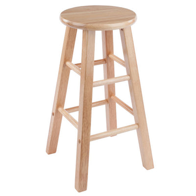 Winsome Element 23.86 In Tall Solid Wood Counter Bar Stool, 2 Piece (Open Box)