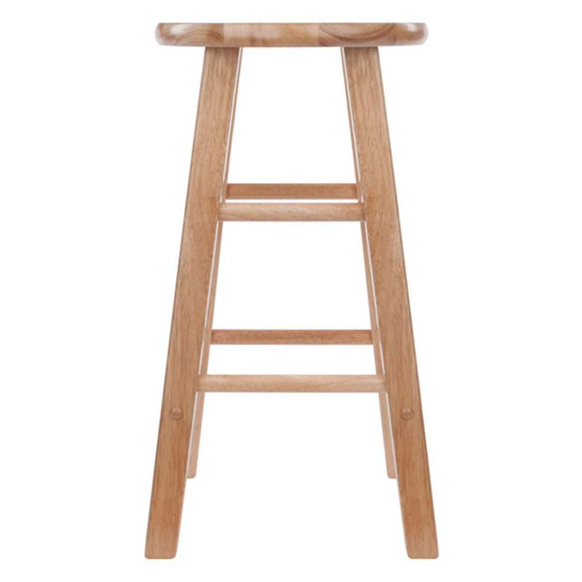 Winsome Element 23.86 In Tall Solid Wood Counter Bar Stool, 2 Piece (Open Box)