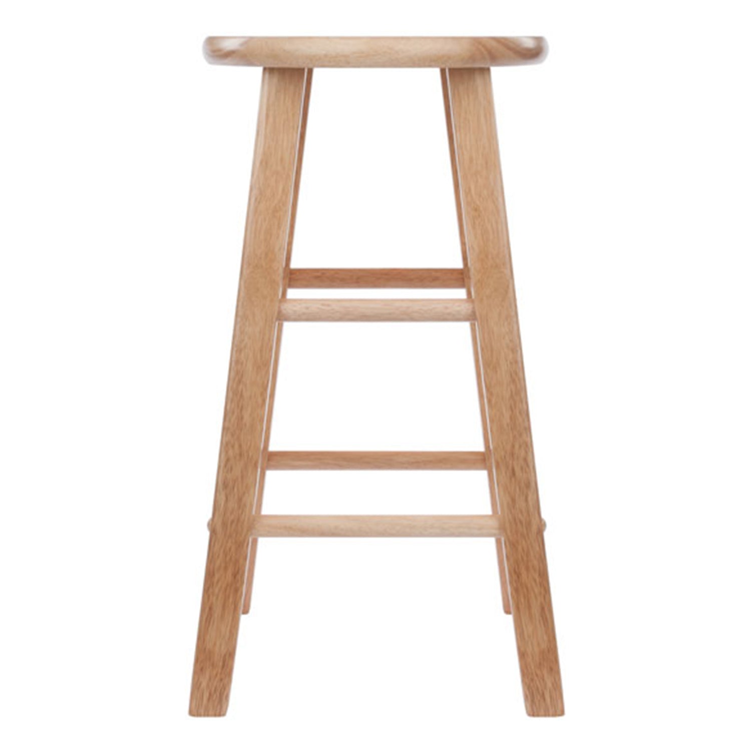 Winsome Element 23.86 In Tall Solid Wood Counter Bar Stool, 2 Piece (Open Box)