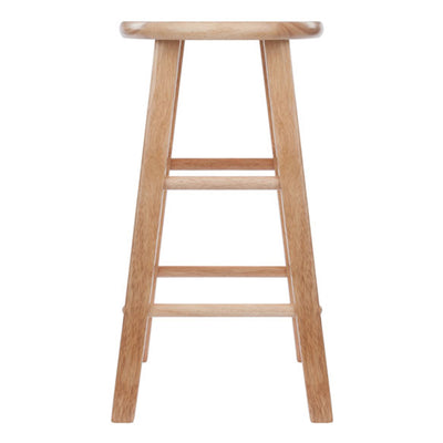 Winsome Element 23.86 In Tall Solid Wood Counter Bar Stool, 2 Piece (Open Box)