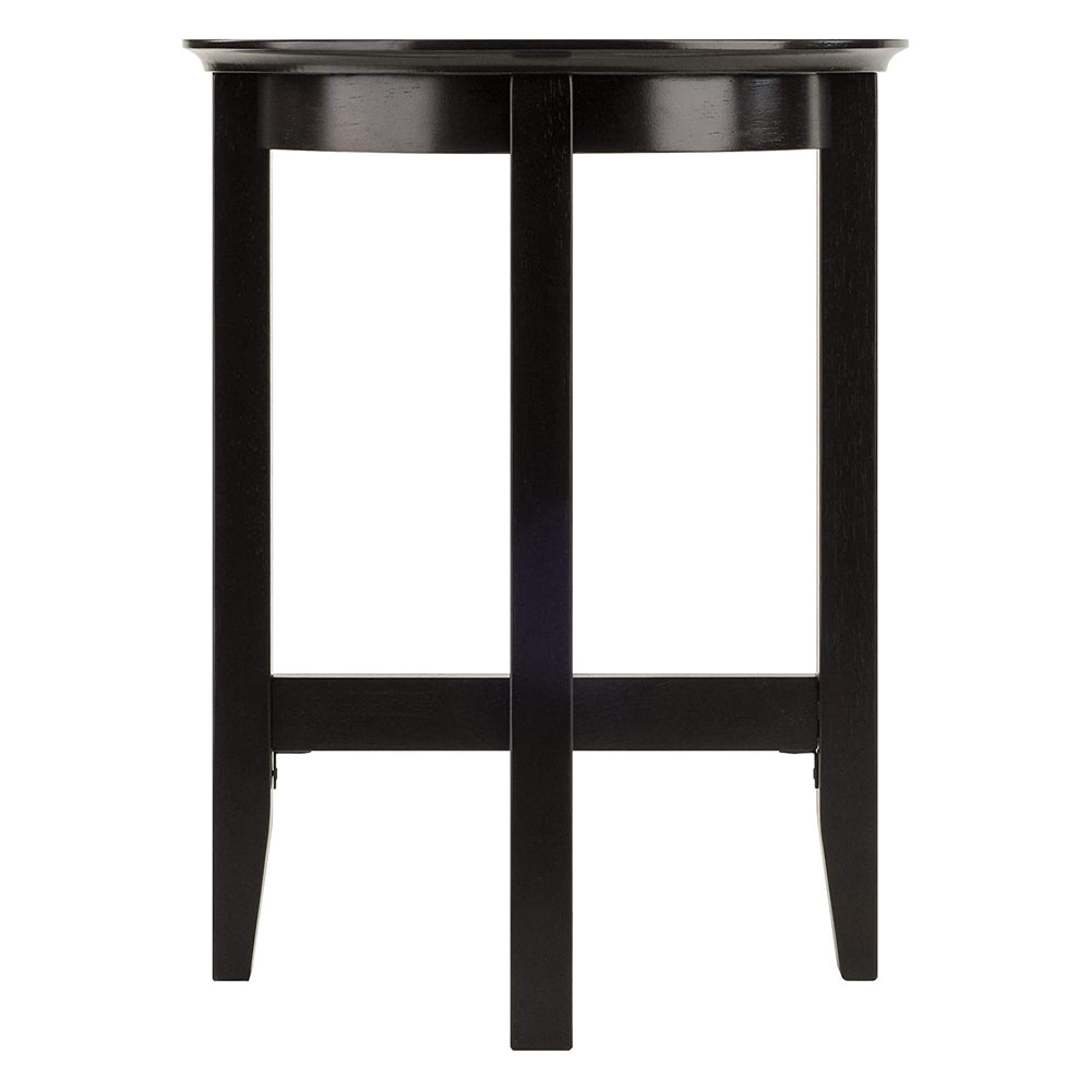 Winsome Toby Occasional Wooden Round Home Accent Side End Table, Espresso (Used)