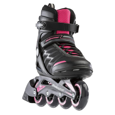 Rollerblade Bladerunner Pro XT Womens Adult Inline Skate, Size 6, Pink (Used)