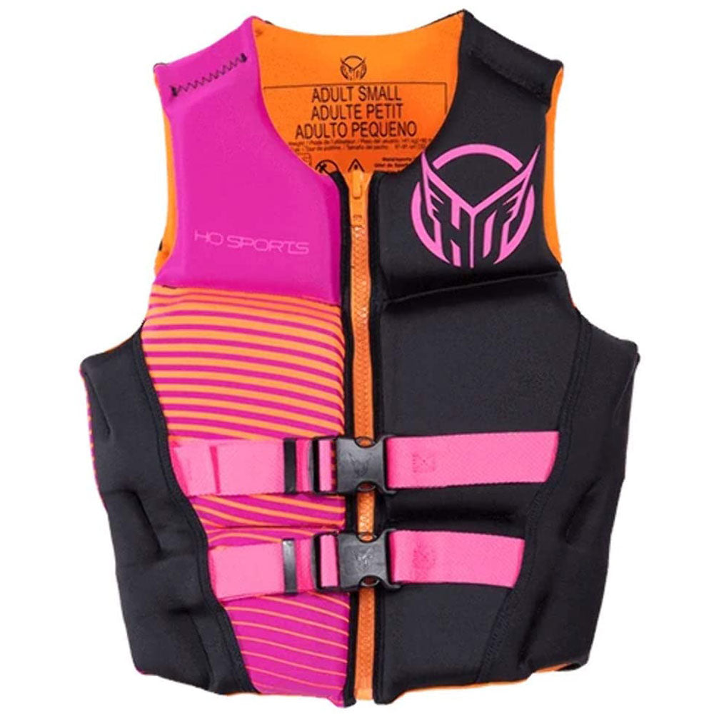HO Skis 4-Panel Neoprene Women's Watersports PFD System Vest, Large (Open Box)
