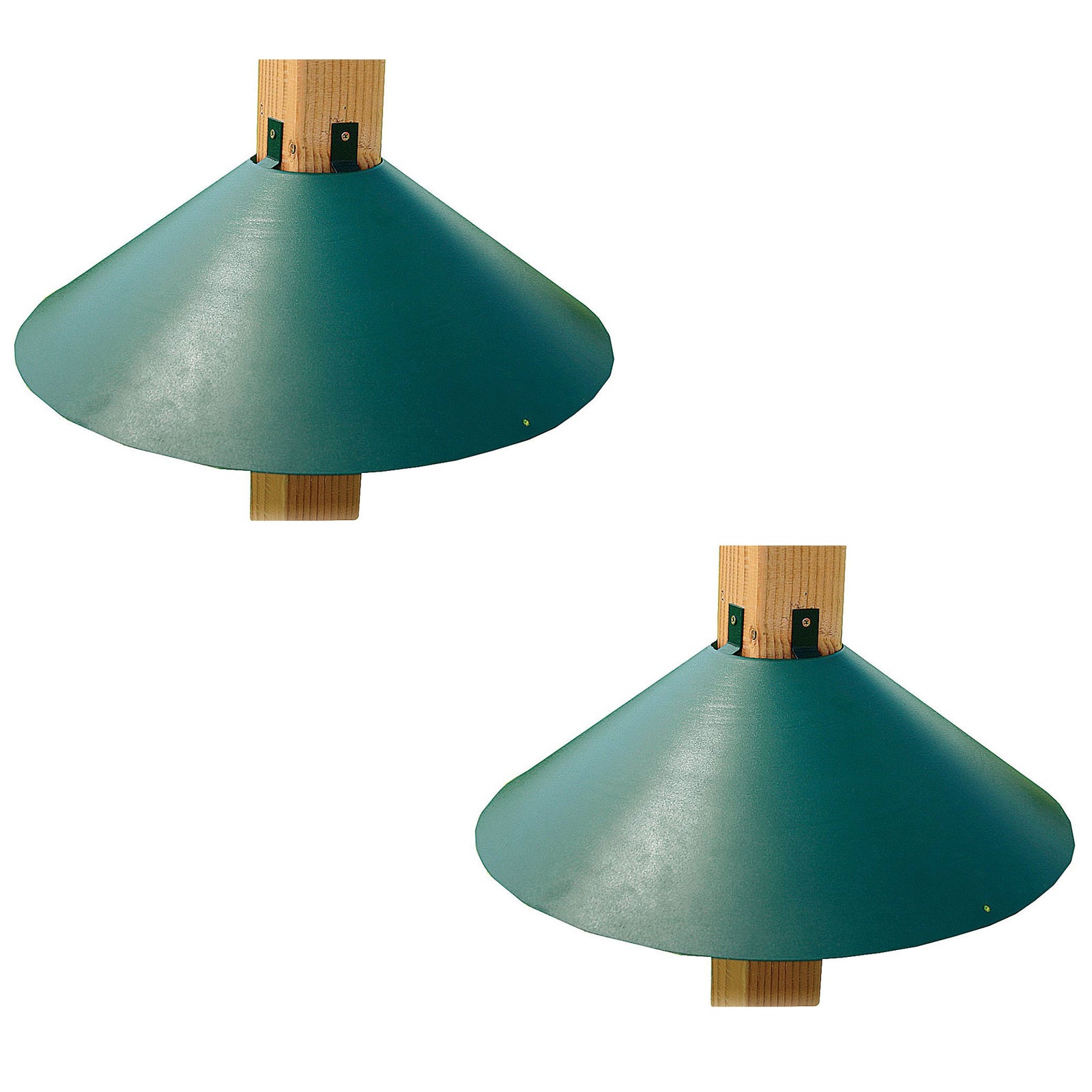 Woodlink 4x4 Pole Post Wrap Around Bird Feeder Squirrel Baffle Guard (2 Pack) - VMInnovations