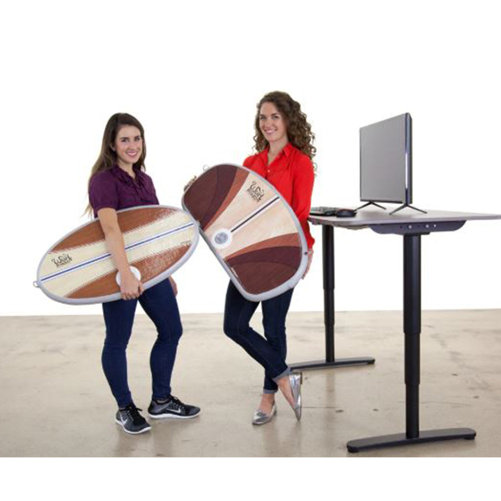 JumpSport Small Wurf Board Anti-Fatigue Air Mat for Standing Desks, Santa Cruz - VMInnovations