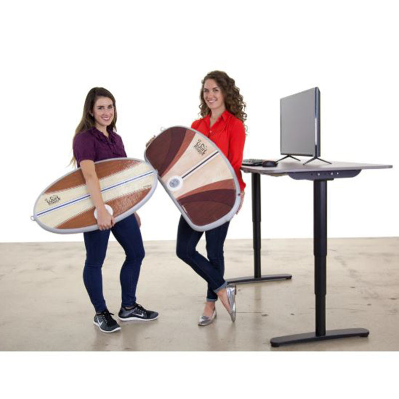 JumpSport Large Wurf Board Anti-Fatigue Air Mat for Standing Desks, Santa Cruz