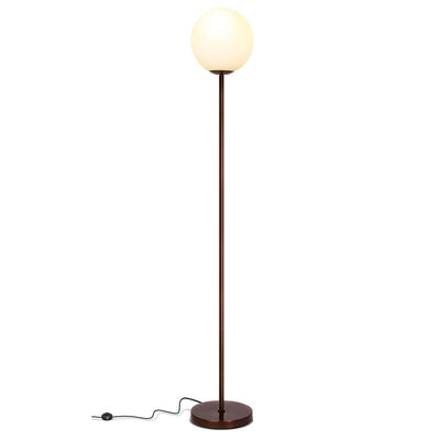 Brightech Luna LED Glass Globe Bright Light Standing Floor Lamp (Open Box)