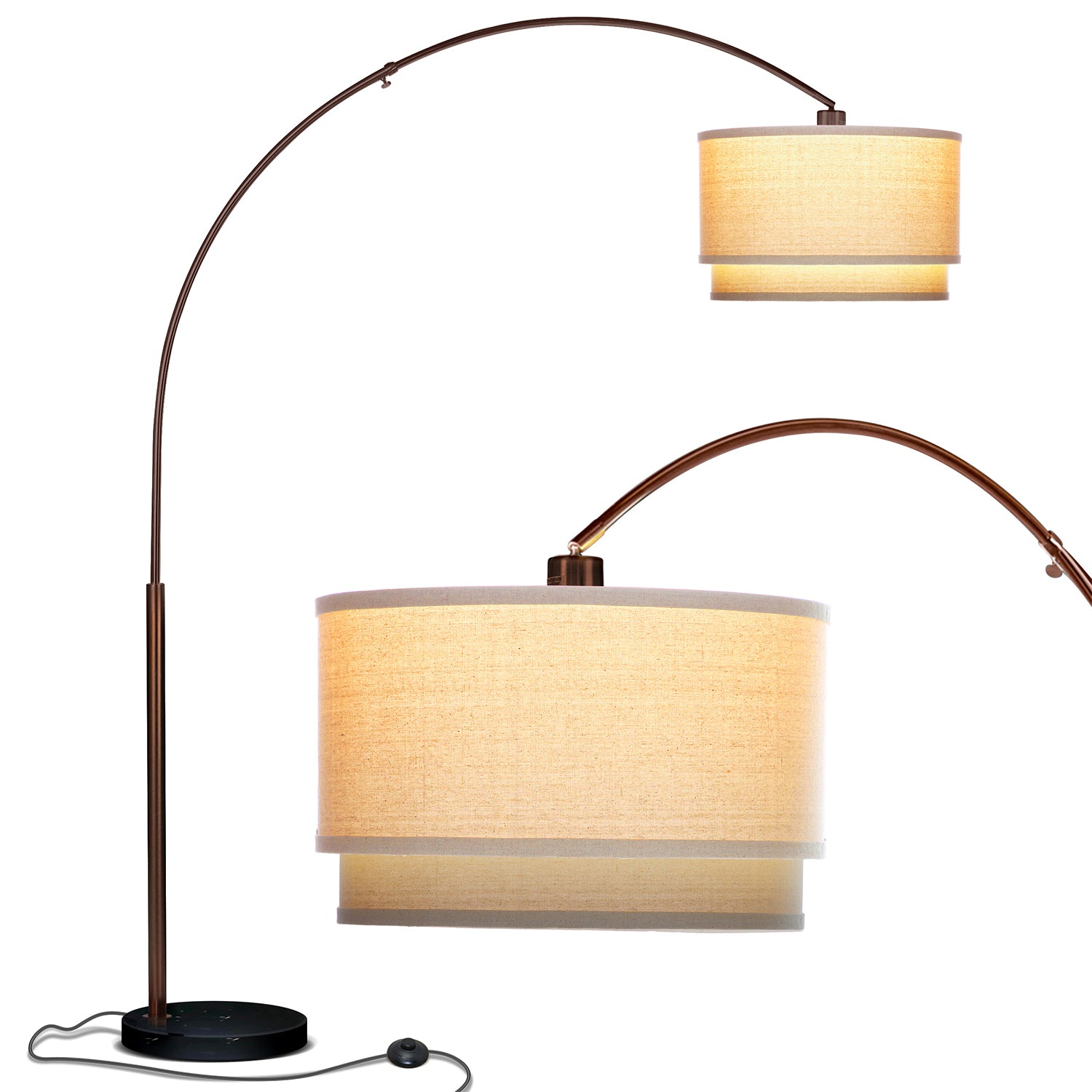 Brightech Madison Side Table with Lamp and Wireless Charging Station (Open Box) - VMInnovations