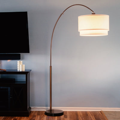 Brightech Madison Side Table with Lamp and Wireless Charging Station (Open Box) - VMInnovations